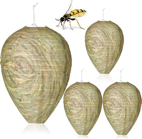 fake wasp nest bag|wasp nest decoy hanging deterrent.